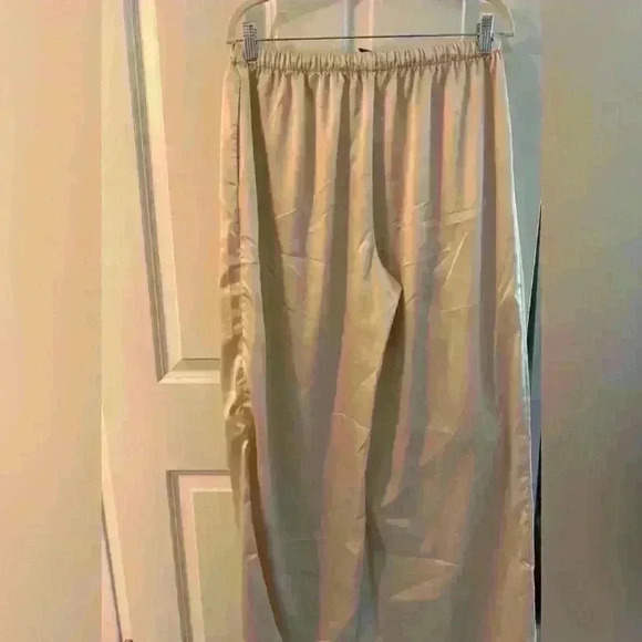Forever 21 Satin Drawstring Wide-Leg Pants Large - Picture 6 of 7